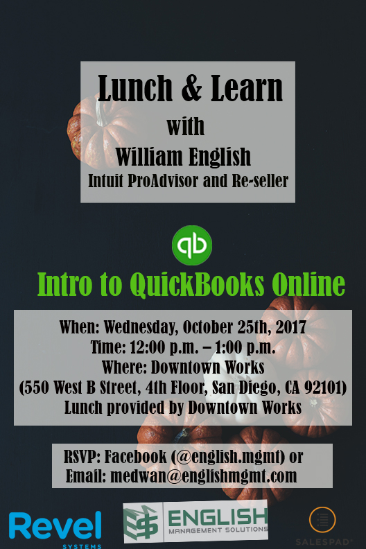 Lunch and Learn - Oct. 25th 2017 